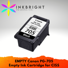 Load image into Gallery viewer, Canon "EMPTY" PG 705 Ink Cartridge