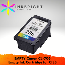 Load image into Gallery viewer, Canon "EMPTY" CL 706 Ink Cartridge