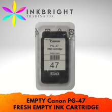 Load image into Gallery viewer, Canon "EMPTY" PG 47 Ink Cartridge