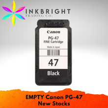 Load image into Gallery viewer, Canon "EMPTY" PG 47 Ink Cartridge