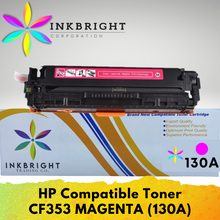 Load image into Gallery viewer, InkBright CF353A Magenta Toner Cartridge (130A)