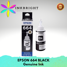 Load image into Gallery viewer, Original Epson Ink 664 Black Cyan Yellow Magenta Set (T664) - FOR PRINTER L210 L100 L120 L220 L130 L1300 L555 L382 L360