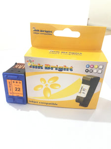 InkBright 22 Tri-colored Ink Cartridge (22c 22)