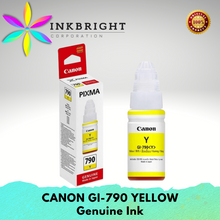 Load image into Gallery viewer, Original Canon GI 790 Ink Black Cyan Yellow Magenta SET - For Gseries Printer G1000 G1010 G2010 G2000 to G4000 (GI790 GI-790)