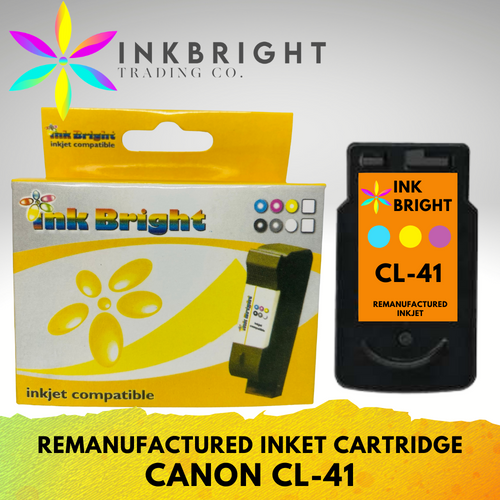 InkBright CL-41 Tri-Color Ink Cartridge (CL41 41)