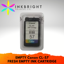 Load image into Gallery viewer, Canon &quot;EMPTY&quot; CL 57 Ink Cartridge