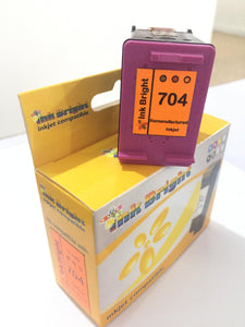 InkBright 704 Tri-color Ink Cartridge (704c)