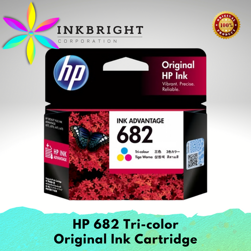 HP 682 Tri-color Original Ink Advantage Cartridge (682C HP682C)
