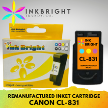 Load image into Gallery viewer, InkBright CL-831 Tri-Color Ink Cartridge (CL831 831)