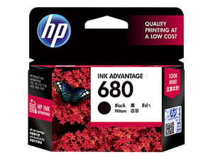 HP 680 Black Original Ink Cartridge (680B HP680B)