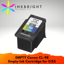 Load image into Gallery viewer, Canon &quot;EMPTY&quot; CL 98 Ink Cartridge