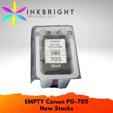 Load image into Gallery viewer, Canon &quot;EMPTY&quot; PG 705 Ink Cartridge