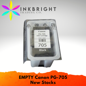 Canon "EMPTY" PG 705 Ink Cartridge