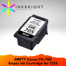 Load image into Gallery viewer, Canon &quot;EMPTY&quot; PG 705 Ink Cartridge