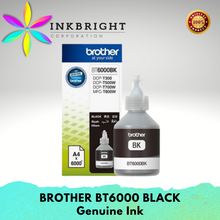 Load image into Gallery viewer, Original Brother BT6000 Ink Black - For Printer DCP-T300 DCP-T500W DCP-T700W MFC-T800W