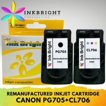 Load image into Gallery viewer, InkBright PG 705 Black Refillable (PG-705 PG705)