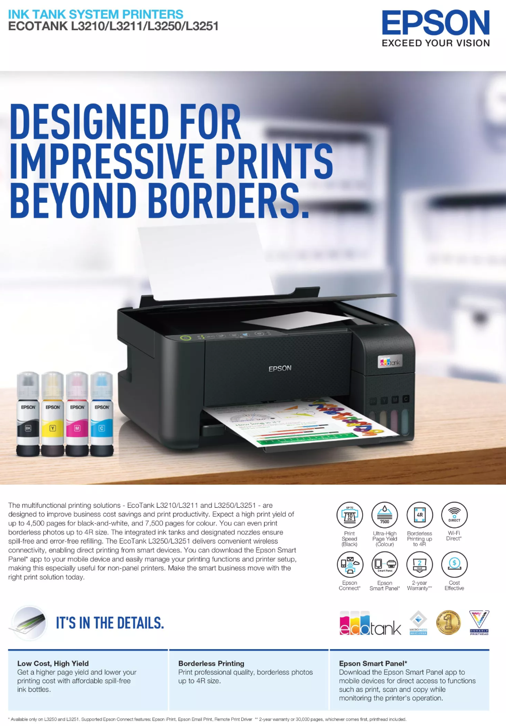 Epson EcoTank L3210 All-in-One Ink Printer – Ink Trading