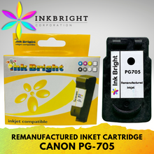 Load image into Gallery viewer, InkBright PG 705 Black Refillable (PG-705 PG705)