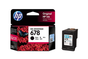 HP 678 Black ORIGINAL Ink Cartridge (678B HP678B)