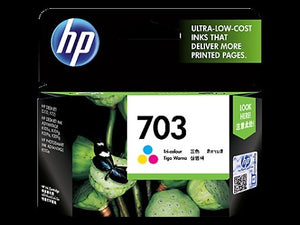 HP 703 Tri-color ORIGINAL Ink Cartridge (703C HP703C)