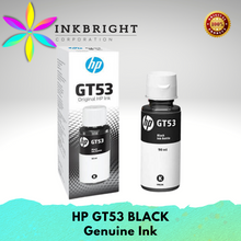 Load image into Gallery viewer, Original HP GT 53 + GT 52 Black Cyan Yellow Magenta Set (HPGT52 HPGT53 HP GT53 HP GT52) Ink for HP 515, 310, 115 Ink Tank Printers