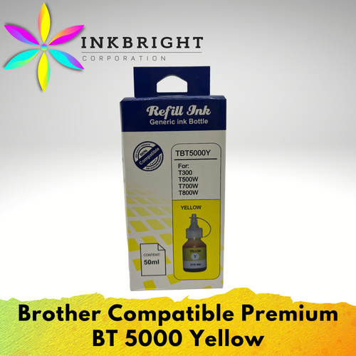 InkBright BT 5000 Ink Brother Compatible Yellow