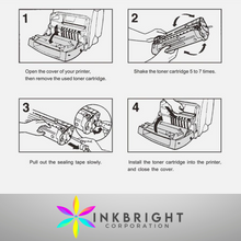 Load image into Gallery viewer, InkBright CF212A Yellow Toner Cartridge for Printer Laserjet Pro 200 (212a CF 212 CF212)