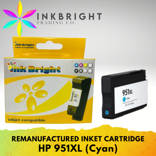 InkBright Ink 951xl Cyan