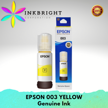 Load image into Gallery viewer, Original Epson Ink 003 Black Cyan Yellow Magenta (SET) - FOR PRINTER L1110  L3100  L3101 L3110  L3150  L5190 L3250 L3256 L3156 L3210 276