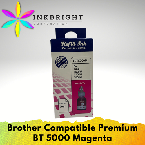 InkBright BT 5000 Ink Brother Compatible Magenta