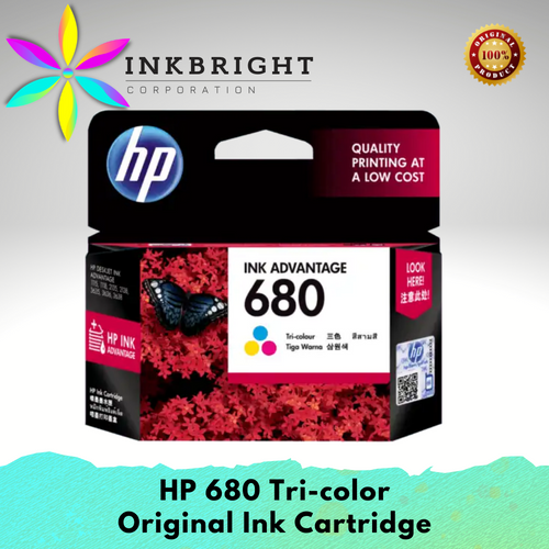 HP 680 Tri-color Original Ink Advantage Cartridge (680C HP680C)