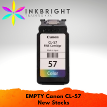 Load image into Gallery viewer, Canon &quot;EMPTY&quot; CL 57 Ink Cartridge