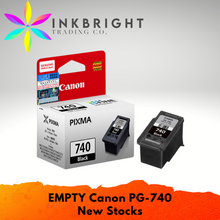 Load image into Gallery viewer, Canon &quot;EMPTY&quot; PG 740 Ink Cartridge