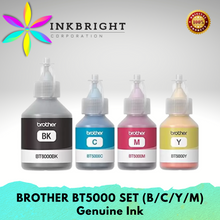 Load image into Gallery viewer, Original Brother Ink Set of 4 Colors BTD6000BK BT5000C BT5000M BT5000Y - FOR PRINTER DCP- T310 T510W T710W MFC-T810W MFC-T910W