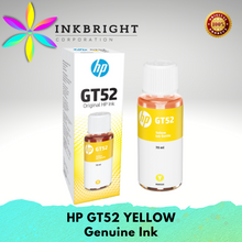 Load image into Gallery viewer, Original HP GT 53 + GT 52 Black Cyan Yellow Magenta Set (HPGT52 HPGT53 HP GT53 HP GT52) Ink for HP 515, 310, 115 Ink Tank Printers