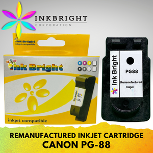 InkBright PG-88 Black Ink Refillable (PG 88 PG88)