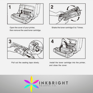 InkBright CF283A Toner Cartridge For Printer MFP M125 127fn 127fw M225dn M20dw (283A 83A)