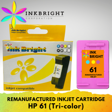 Load image into Gallery viewer, InkBright 61 Tri-Color Ink Cartridge (HP61 HP 61C)