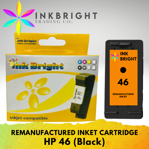 InkBright 46 Black Ink Cartridge