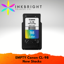 Load image into Gallery viewer, Canon &quot;EMPTY&quot; CL 98 Ink Cartridge