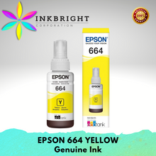 Load image into Gallery viewer, Original Epson Ink 664 Black Cyan Yellow Magenta Set (T664) - FOR PRINTER L210 L100 L120 L220 L130 L1300 L555 L382 L360