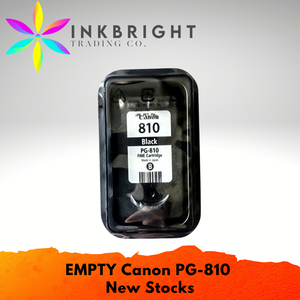 Canon "EMPTY" PG 810 Ink Cartridge