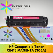 Load image into Gallery viewer, InkBright CE413A Magenta Toner Cartridge (305A)