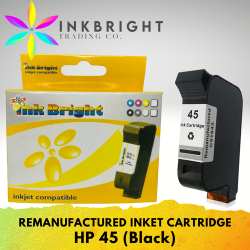 InkBright 45 Black Ink Cartridge (45b)