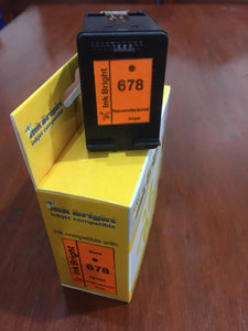 InkBright 678 Black Ink Cartridge