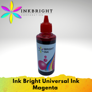 InkBright Universal Ink Black Cyan Yellow Magenta Set - for Epson, Canon, HP, Brother, 003, 664