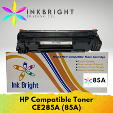 Load image into Gallery viewer, Inkbright CE285A Toner Cartridge for Printer P1566 P1606 M1530 P1002 LBP 3010 and more (285A 85A)