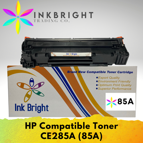 Inkbright CE285A Toner Cartridge for Printer P1566 P1606 M1530 P1002 LBP 3010 and more (285A 85A)