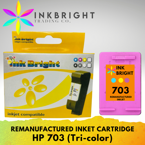 InkBright 703 Tri-Color Ink Cartridge (703c)