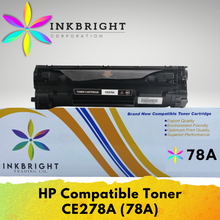 Load image into Gallery viewer, Inkbright CE278a Toner Cartridge for Printer P1566 P1606 M1530 P1560 LBP 6200 and more (278a 78a)